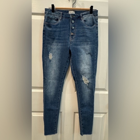 Kendall & Kylie Other - Kendall & Kylie Kontouring Jeans High Rise Skinny Juniors Size 11/12 Retail $128
